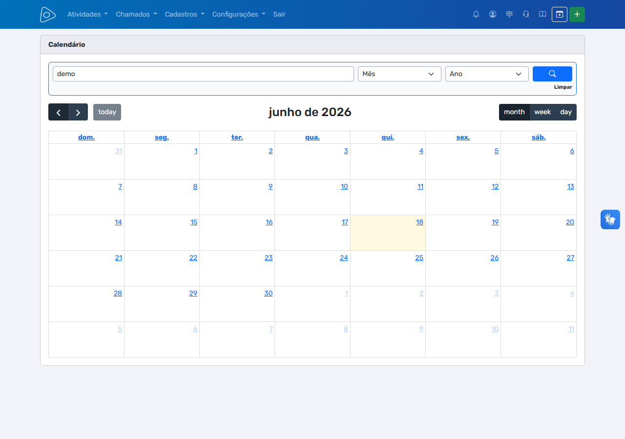 Modal — Detalhes do Evento