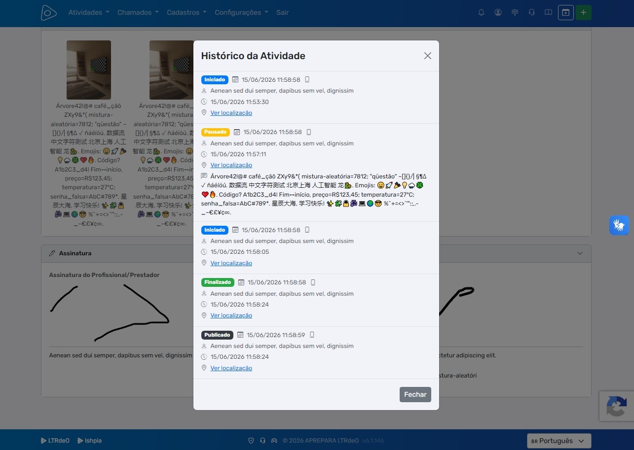 Compositor — Histórico de Alterações